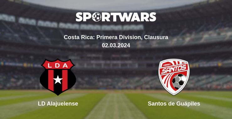 Where to watch the match LD Alajuelense - Santos de Guápiles