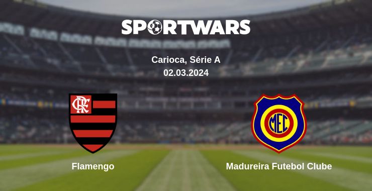 Where to watch the match Flamengo - Madureira Futebol Clube