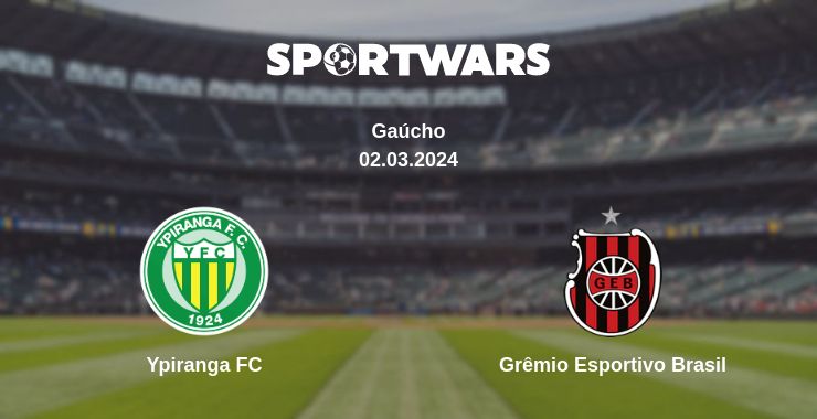 Where to watch the match Ypiranga FC - Grêmio Esportivo Brasil