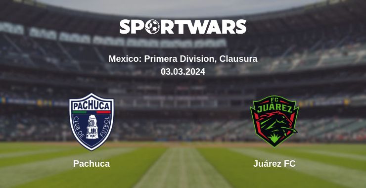 Where to watch the match Pachuca - Juárez FC