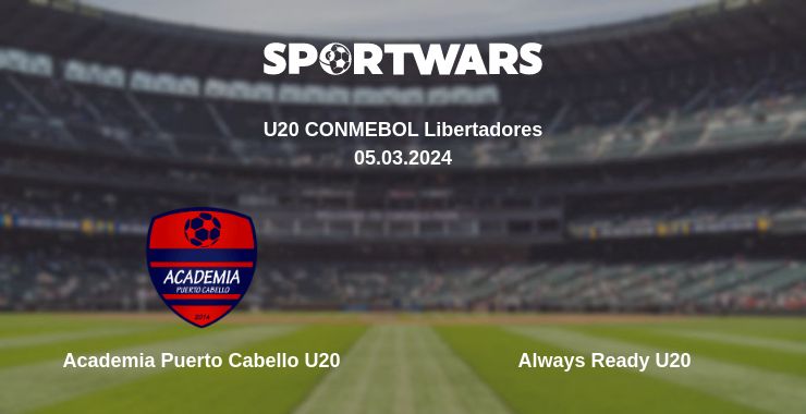 Where to watch the match Academia Puerto Cabello U20 - Always Ready U20