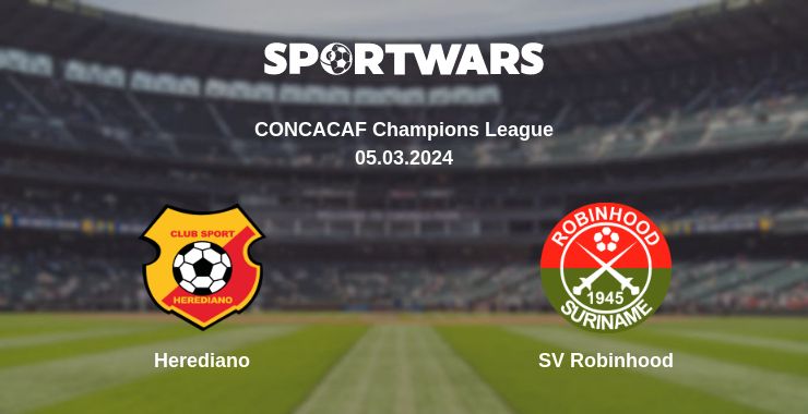 Where to watch the match Herediano - SV Robinhood