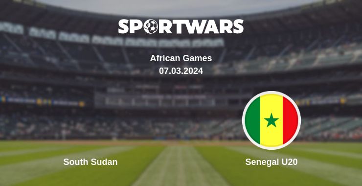 Where to watch the match South Sudan - Senegal U20