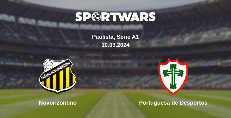 Where to watch the match Novorizontino - Portuguesa de Desportos