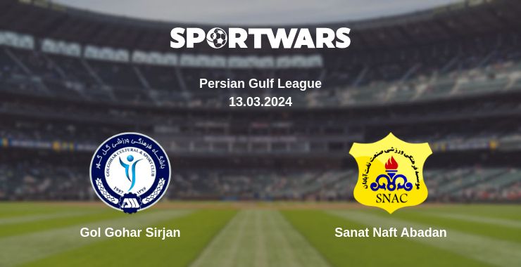 Where to watch the match Gol Gohar Sirjan - Sanat Naft Abadan