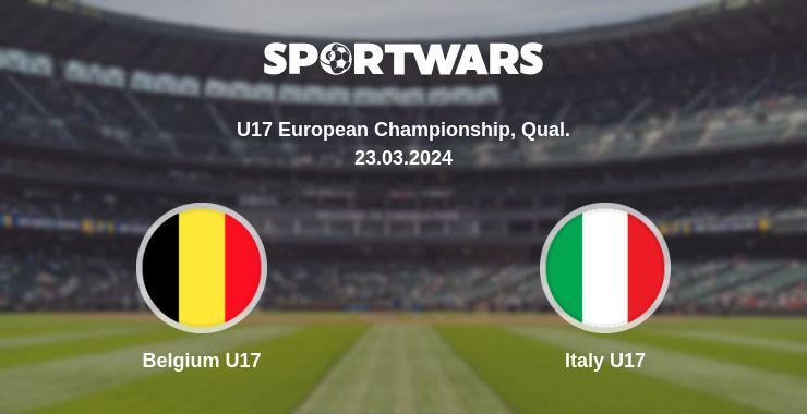 Where to watch the match Belgium U17 - Italy U17