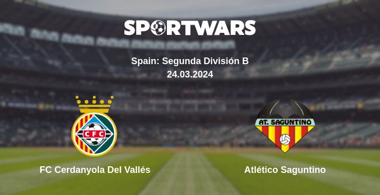 Where to watch the match FC Cerdanyola Del Vallés - Atlético Saguntino