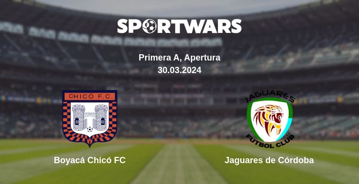 Where to watch the match Boyacá Chicó FC - Jaguares de Córdoba