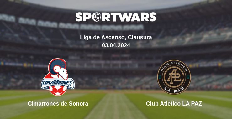 Where to watch the match Cimarrones de Sonora - Club Atletico LA PAZ