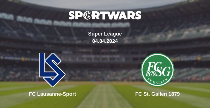 Where to watch the match FC Lausanne-Sport - FC St. Gallen 1879