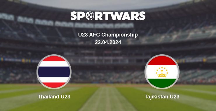 Where to watch the match Thailand U23 - Tajikistan U23