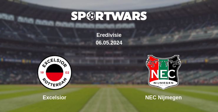 Where to watch the match Excelsior - NEC Nijmegen