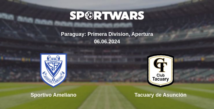 Where to watch the match Sportivo Ameliano - Tacuary de Asunción