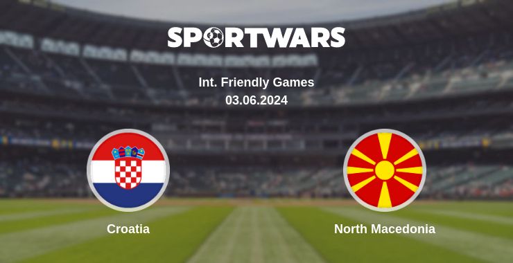 Where to watch the match Croatia - North Macedonia