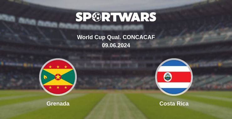 Where to watch the match Grenada - Costa Rica