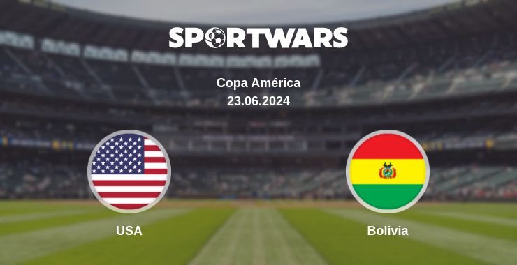 Where to watch the match USA - Bolivia