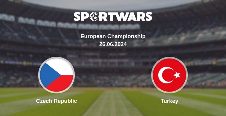 Where to watch the match Czech Republic - Turkey