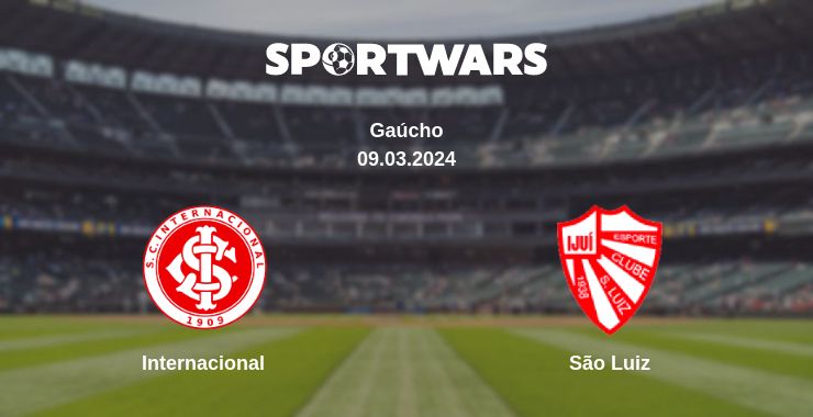 Where to watch the match Internacional - São Luiz