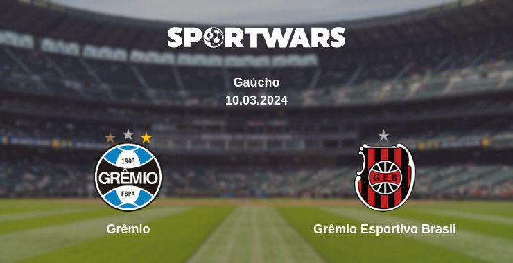 Where to watch the match Grêmio - Grêmio Esportivo Brasil