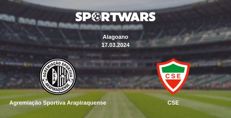 Where to watch the match Agremiação Sportiva Arapiraquense - CSE