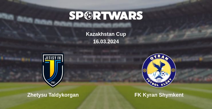 Where to watch the match Zhetysu Taldykorgan - FK Kyran Shymkent