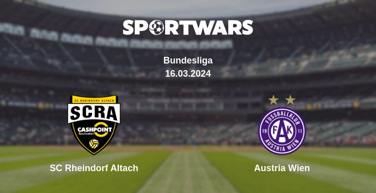 Where to watch the match SC Rheindorf Altach - Austria Wien