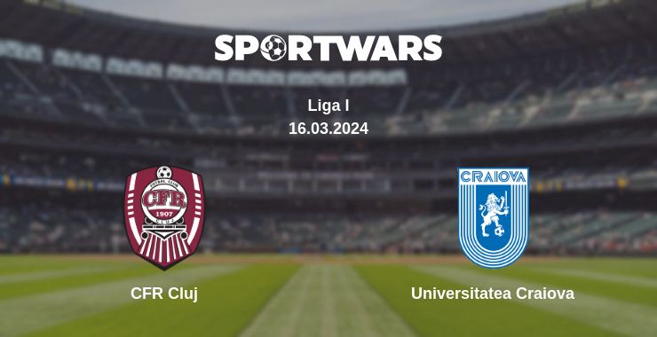 Where to watch the match CFR Cluj - Universitatea Craiova