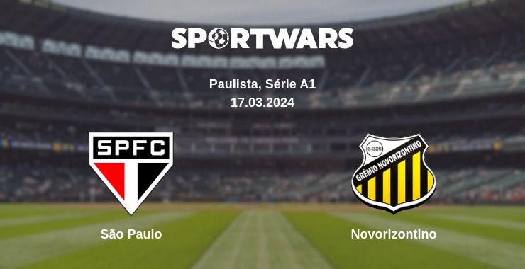 Where to watch the match São Paulo - Novorizontino