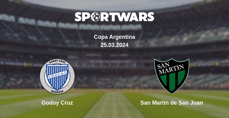 Where to watch the match Godoy Cruz - San Martín de San Juan