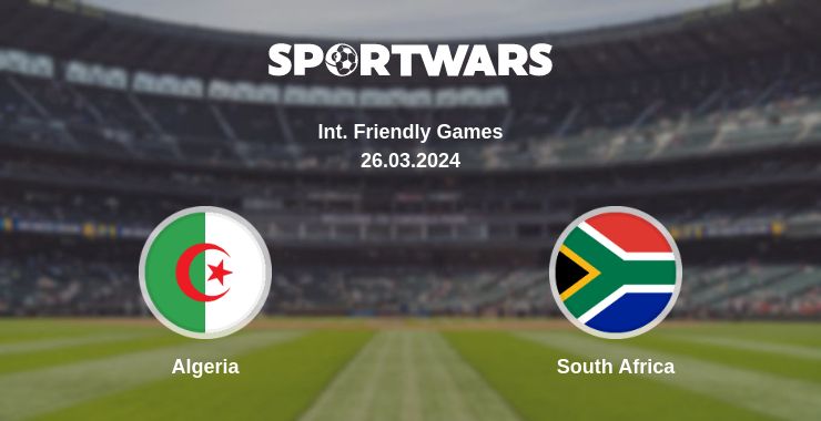 Where to watch the match Algeria - South Africa