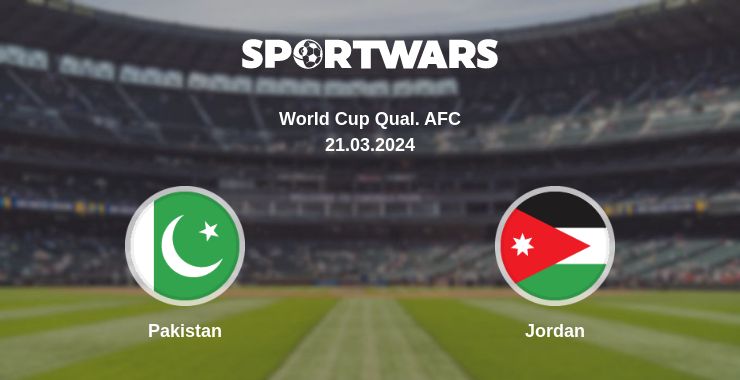 Where to watch the match Pakistan - Jordan