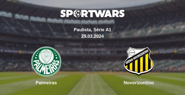 Where to watch the match Palmeiras - Novorizontino