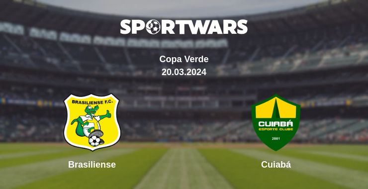 Where to watch the match Brasiliense - Cuiabá