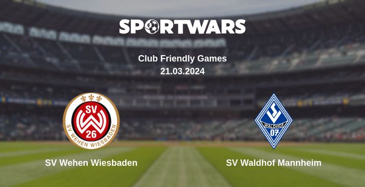 Where to watch the match SV Wehen Wiesbaden - SV Waldhof Mannheim