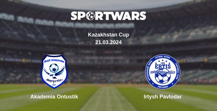 Where to watch the match Akademia Ontustik - Irtysh Pavlodar