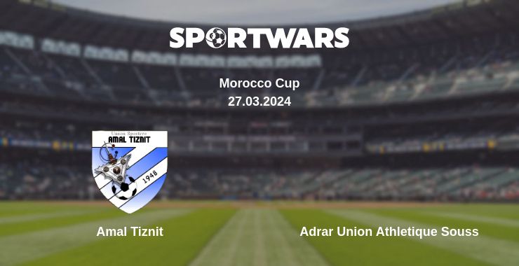 Where to watch the match Amal Tiznit - Adrar Union Athletique Souss