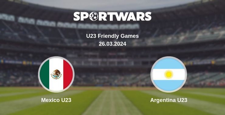 Where to watch the match Mexico U23 - Argentina U23