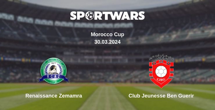 Where to watch the match Renaissance Zemamra - Club Jeunesse Ben Guerir