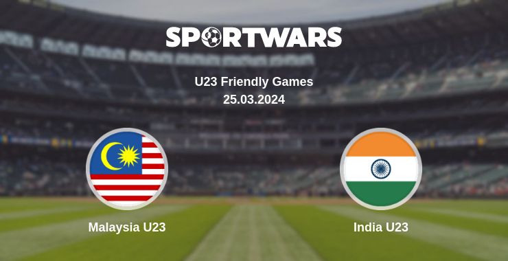 Where to watch the match Malaysia U23 - India U23