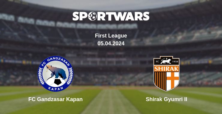 Where to watch the match FC Gandzasar Kapan - Shirak Gyumri II