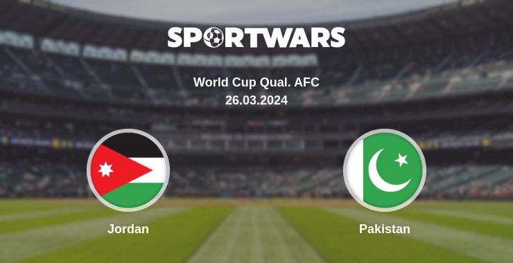 Where to watch the match Jordan - Pakistan