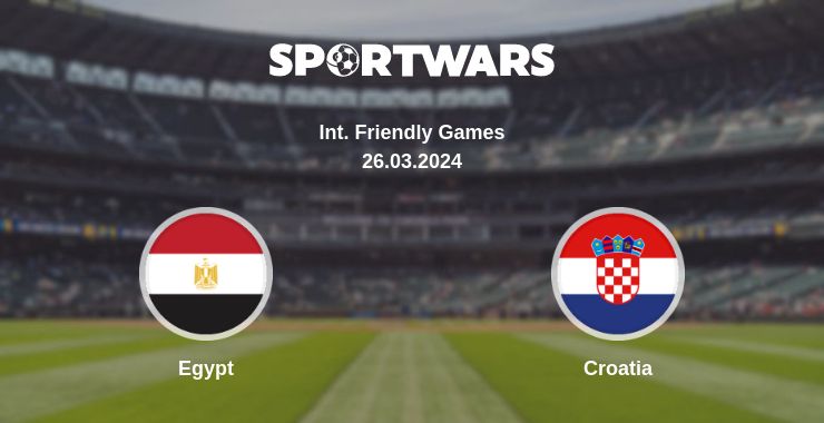 Where to watch the match Egypt - Croatia