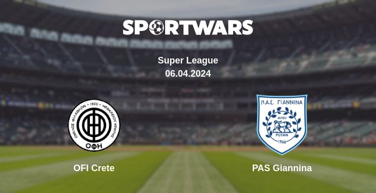 Where to watch the match OFI Crete - PAS Giannina