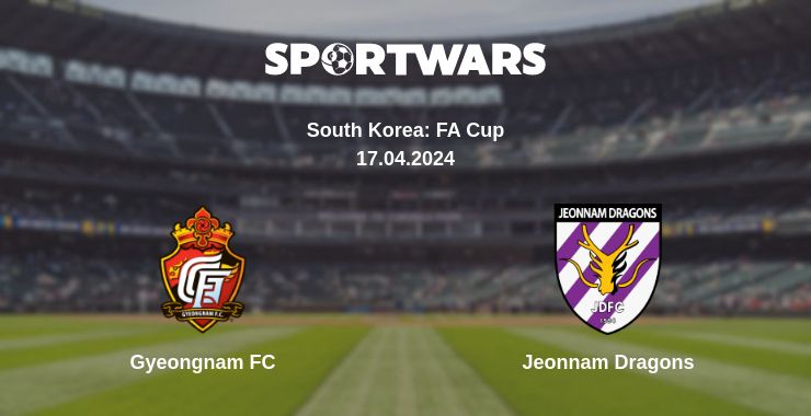 Where to watch the match Gyeongnam FC - Jeonnam Dragons