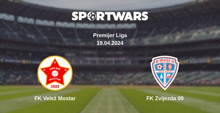 Where to watch the match FK Velež Mostar - FK Zvijezda 09