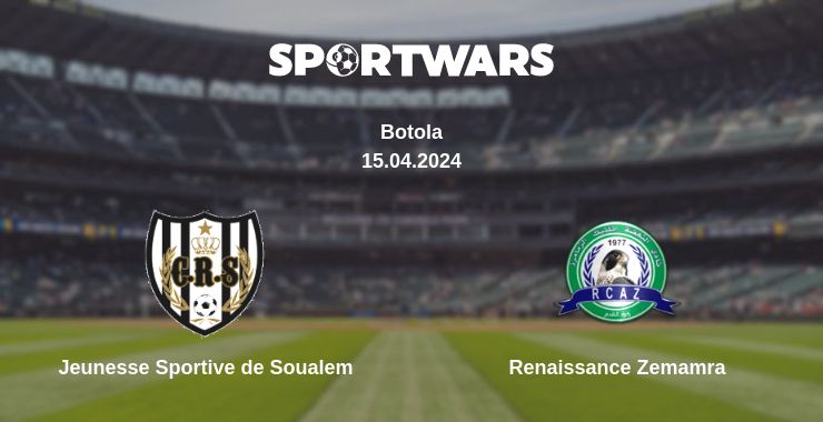 Where to watch the match Jeunesse Sportive de Soualem - Renaissance Zemamra