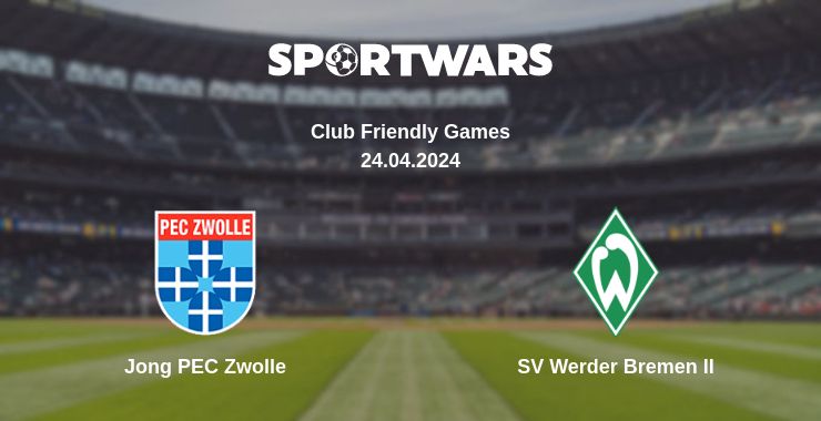 Where to watch the match Jong PEC Zwolle - SV Werder Bremen II