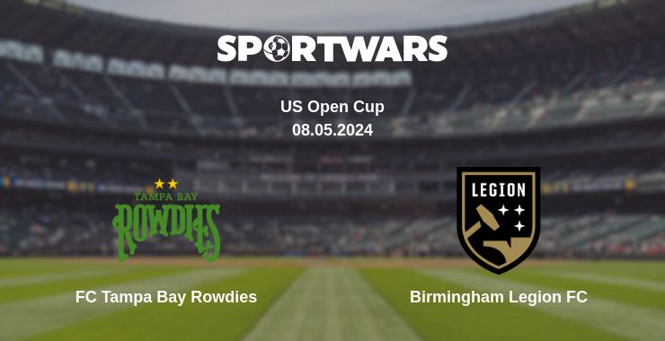 Where to watch the match FC Tampa Bay Rowdies - Birmingham Legion FC