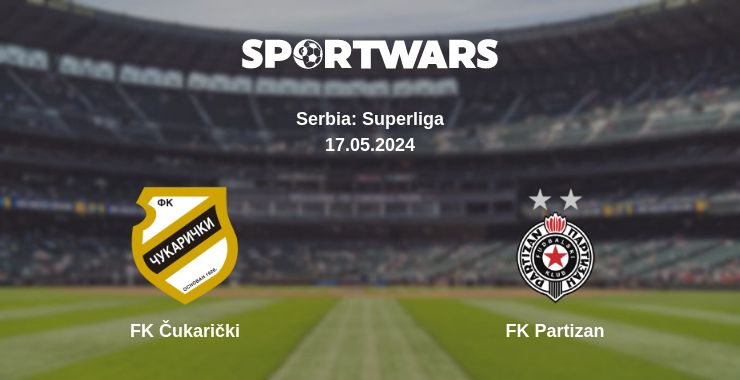 Where to watch the match FK Čukarički - FK Partizan