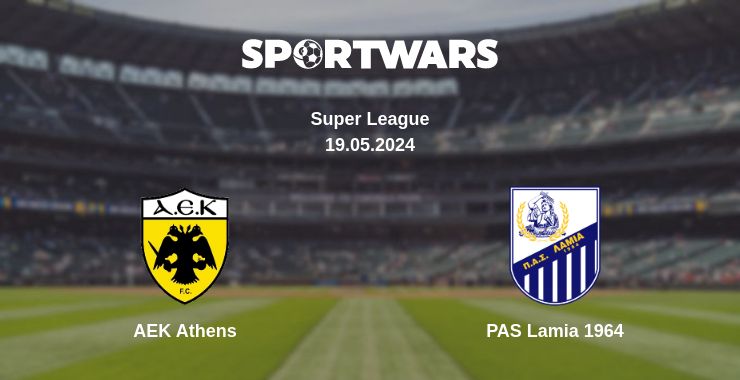 Where to watch the match AEK Athens - PAS Lamia 1964